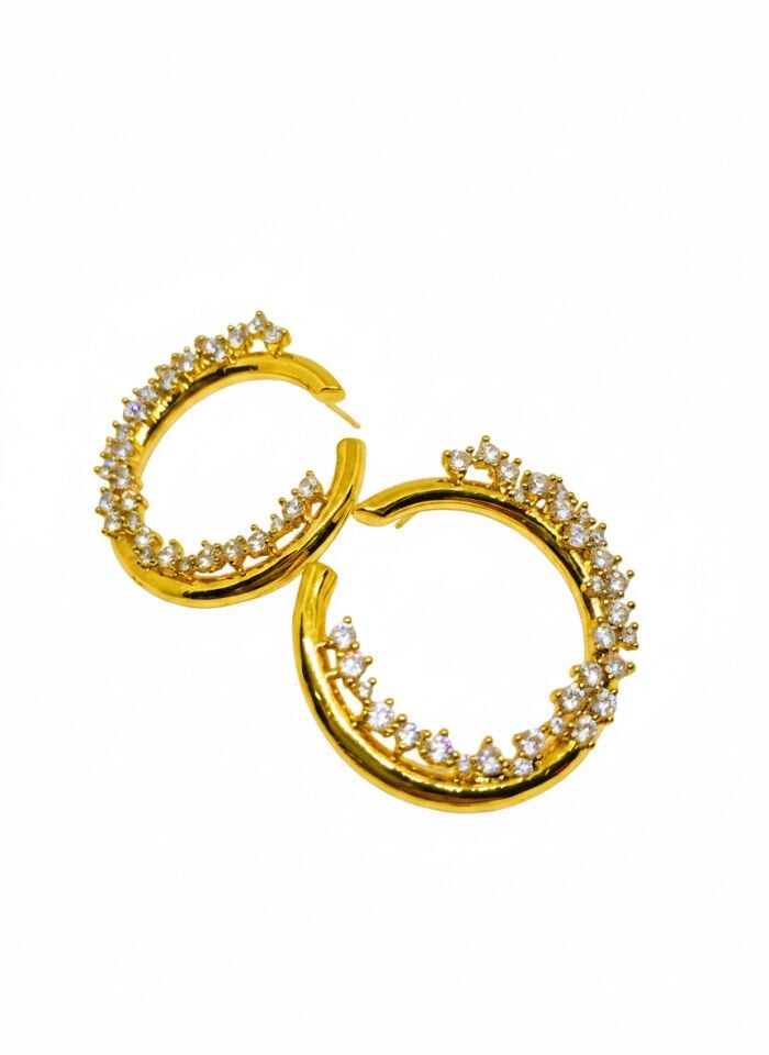 Jewelry 14K Altın Kaplama Tasarım Küpe