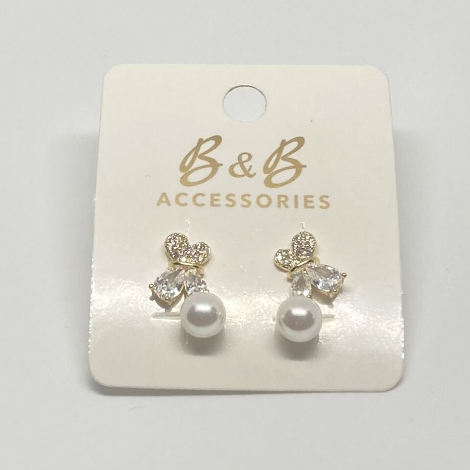 CM Jewelry 14K Altın Kaplama Küpe