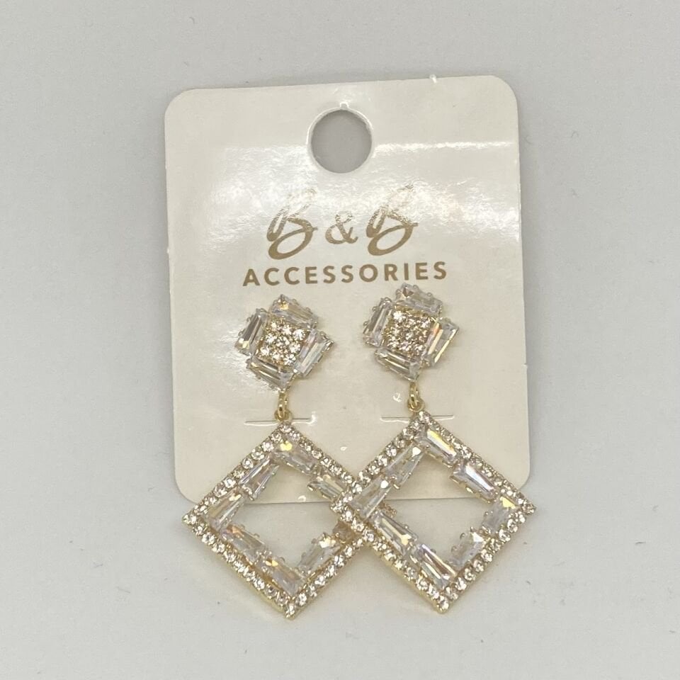 Jewelry 14K Altın Kaplama Tasarım Küpe