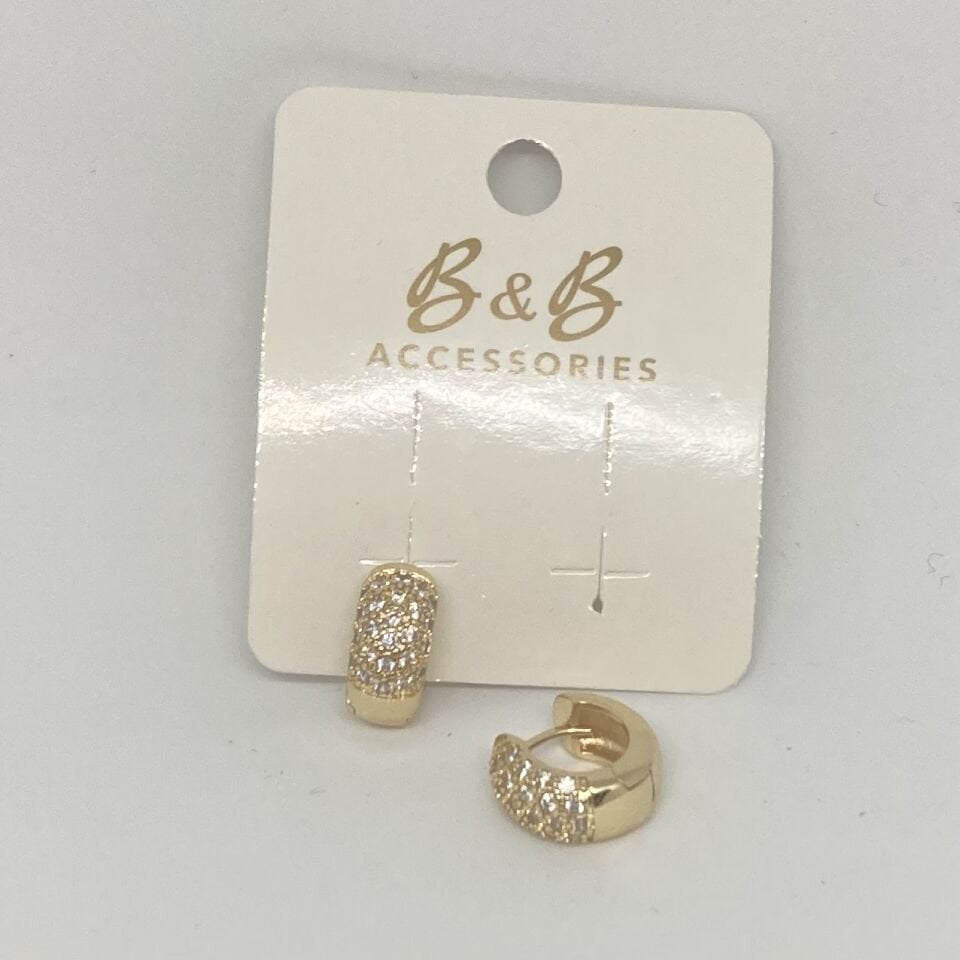 CM Jewelry 14K Altın Kaplama Küpe