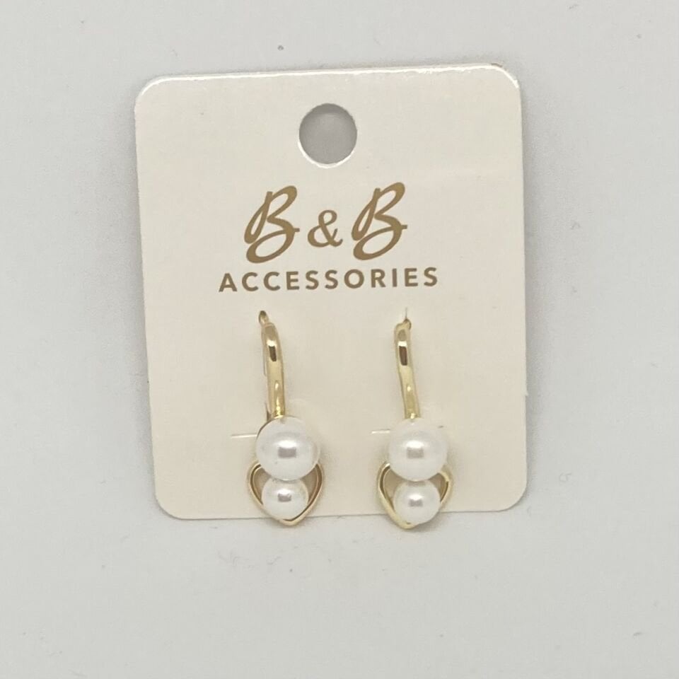 CM Jewelry 14K Altın Kaplama Küpe