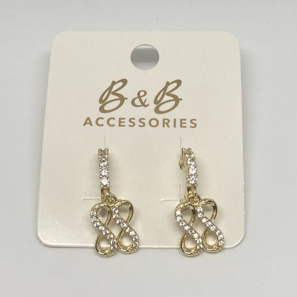 CM Jewelry 14K Altın Kaplama Küpe
