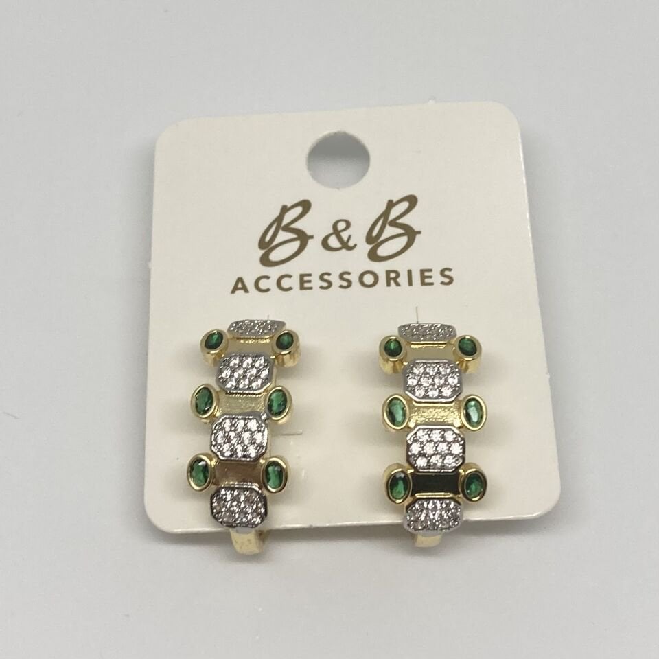 Jewelry 14K Altın Kaplama Tasarım Küpe