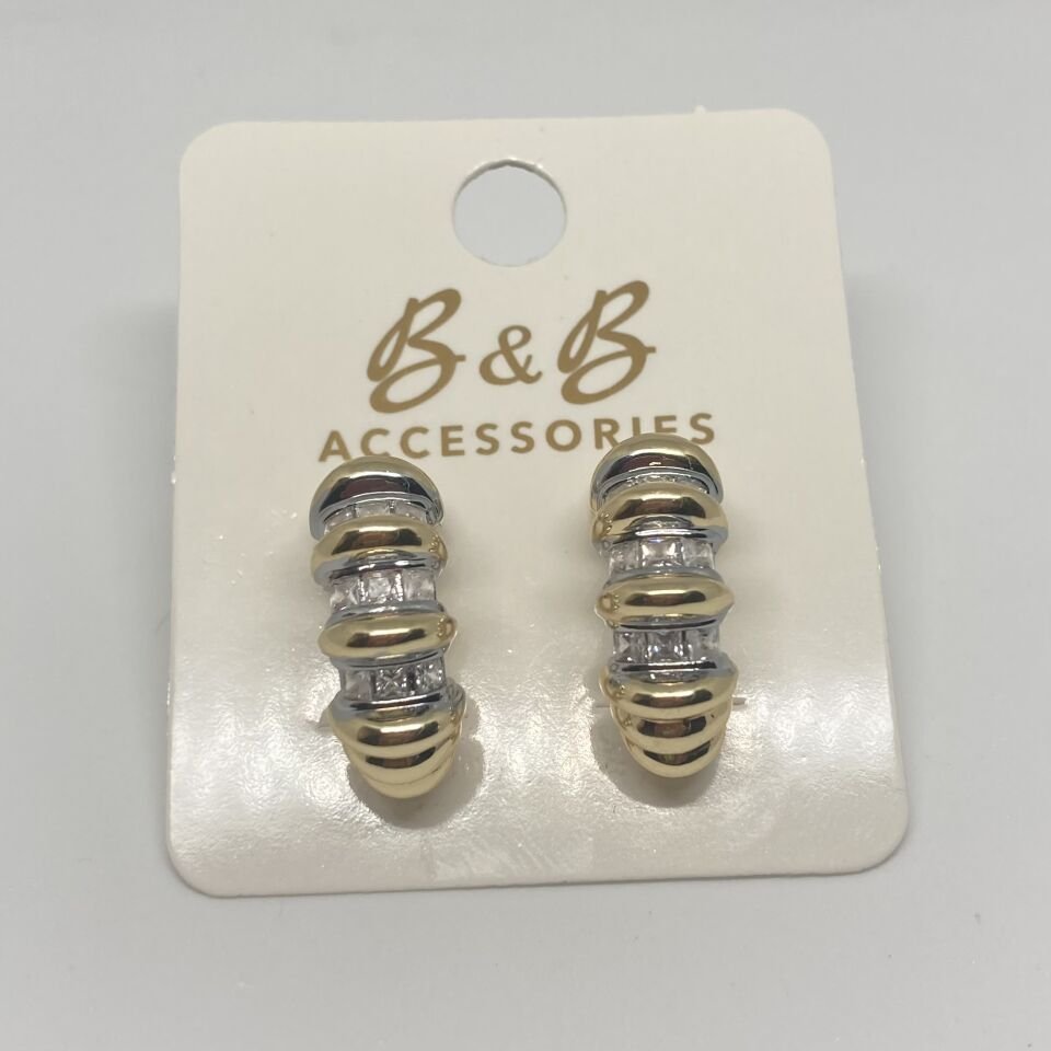 Jewelry 14K Altın Kaplama Tasarım Küpe