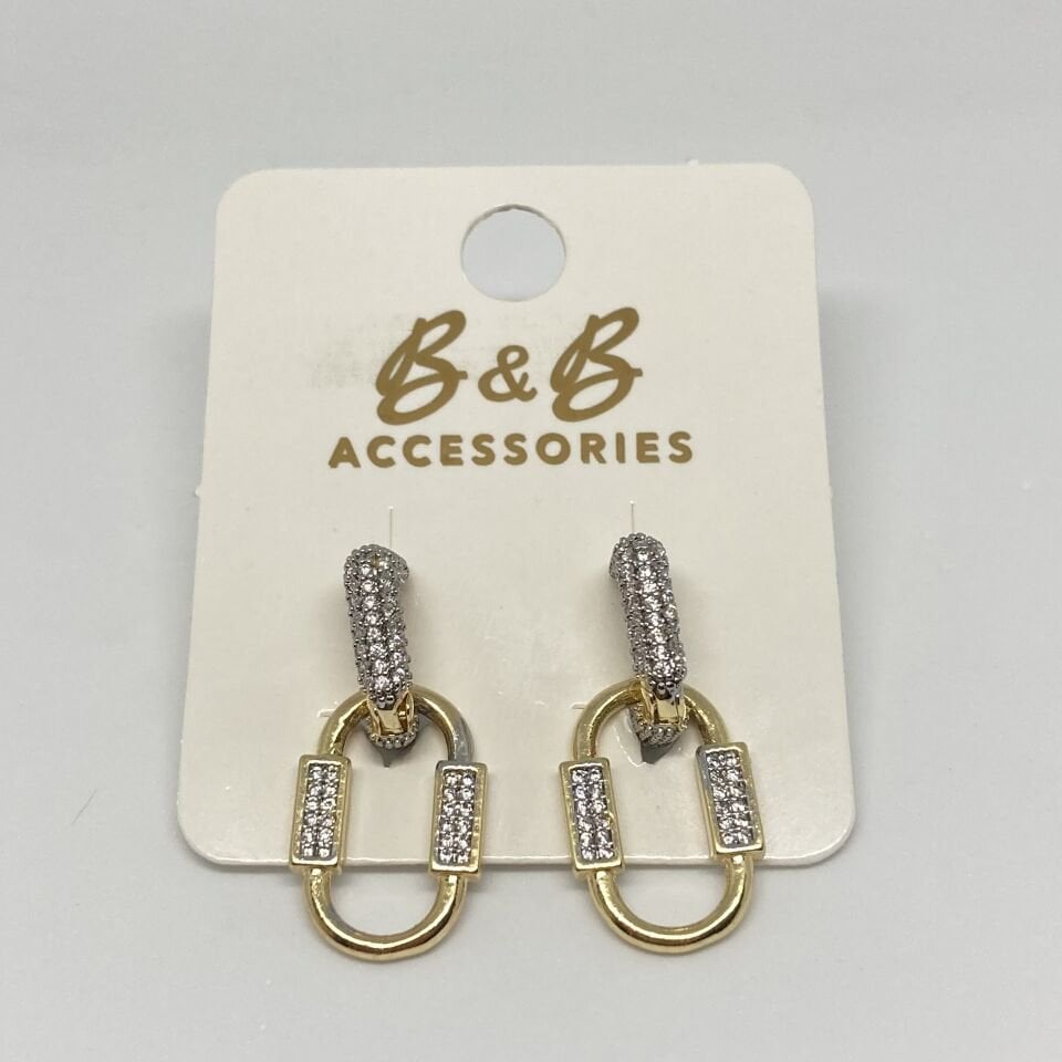 Jewelry 14K Altın Kaplama Tasarım Küpe