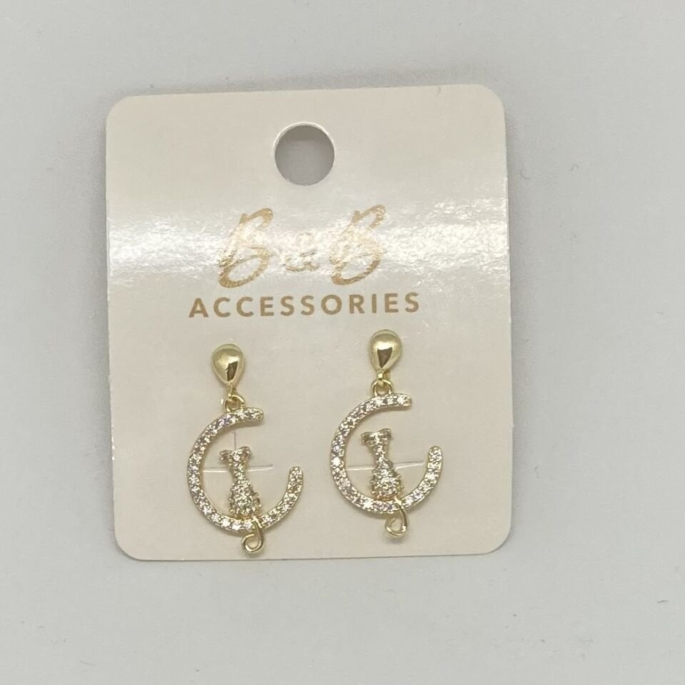 CM Jewelry 14K Altın Kaplama Küpe