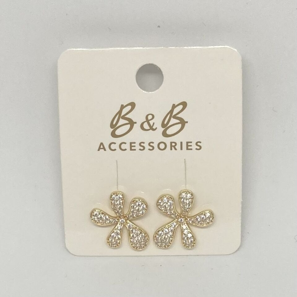 CM Jewelry 14K Altın Kaplama Küpe