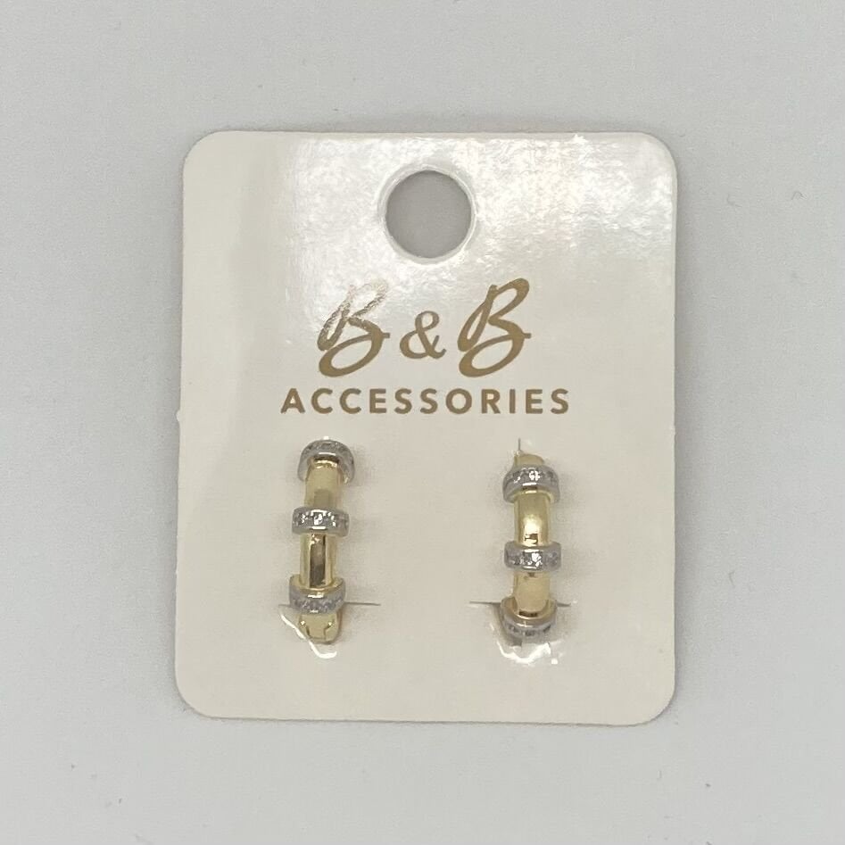 Jewelry 14K Altın Kaplama Tasarım Küpe
