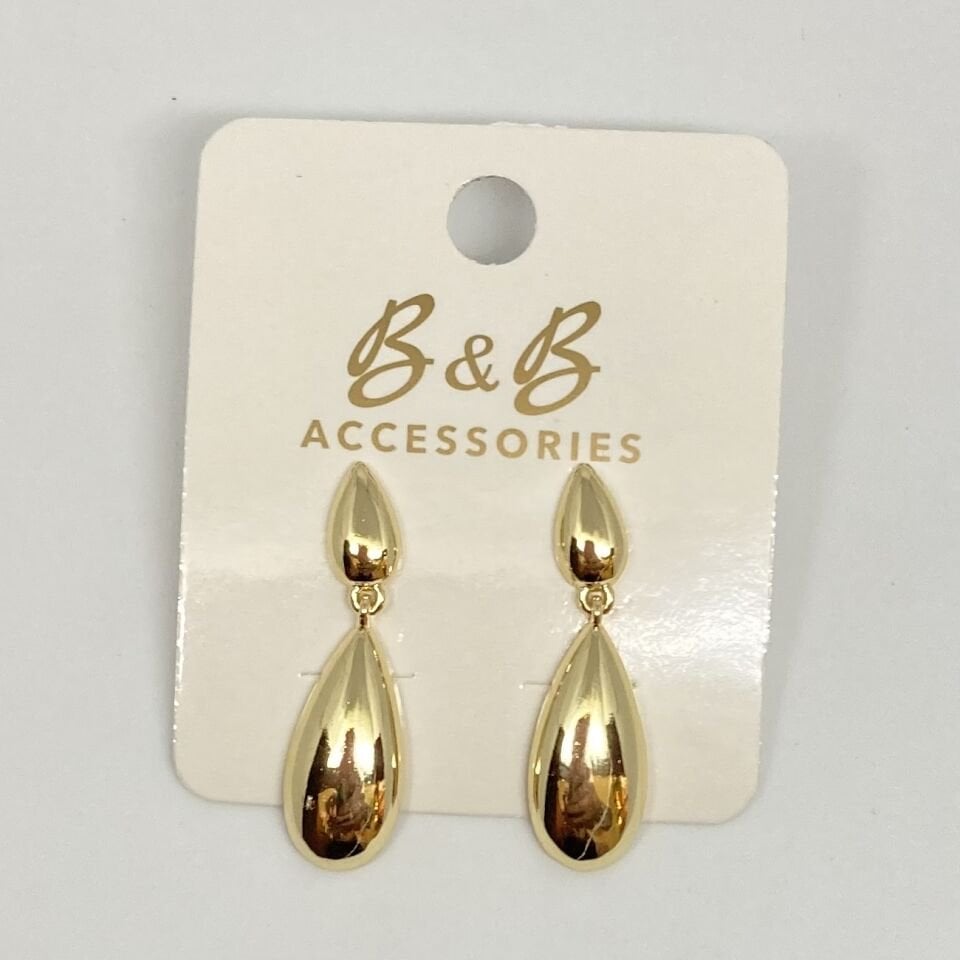 CM Jewelry 14K Altın Kaplama Küpe
