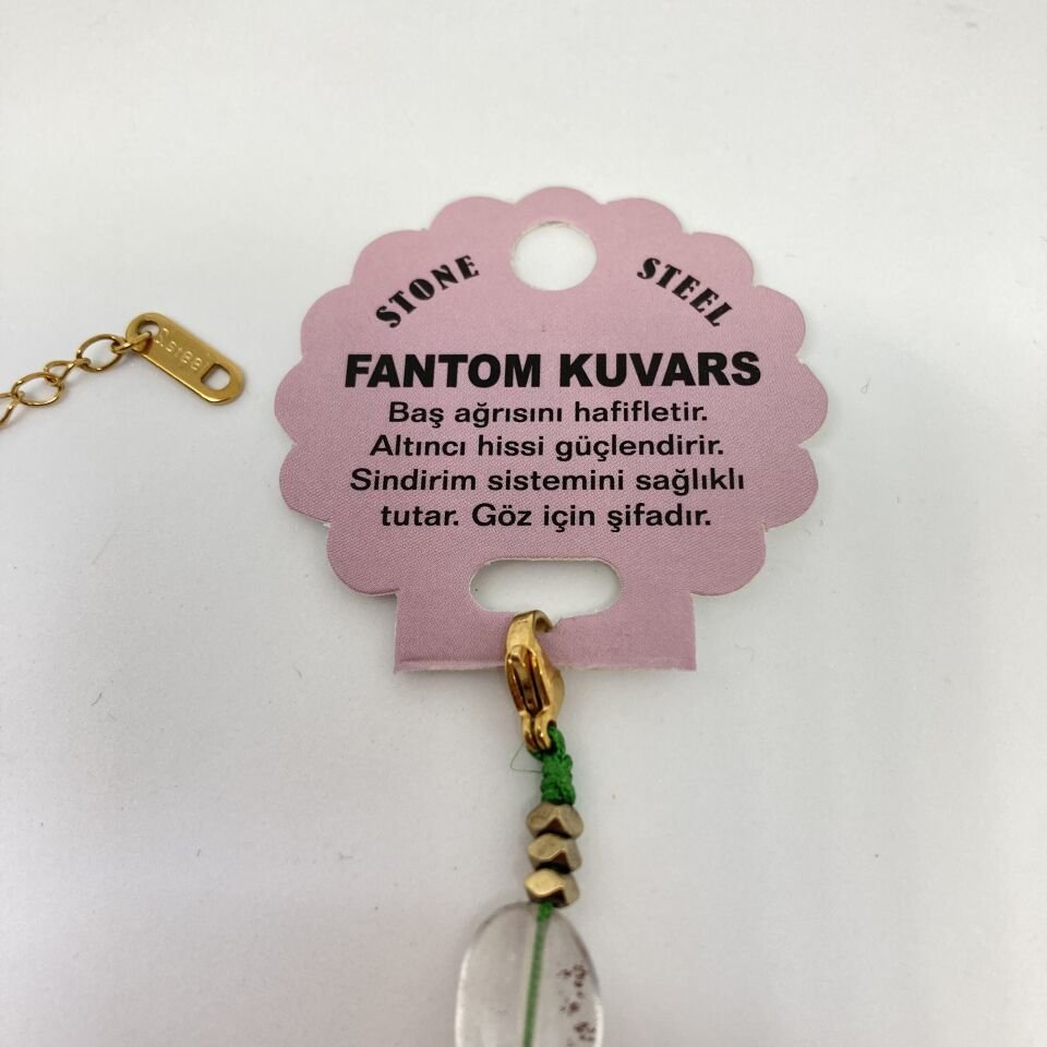 Fantom Kuvars Doğal Taş Bileklik