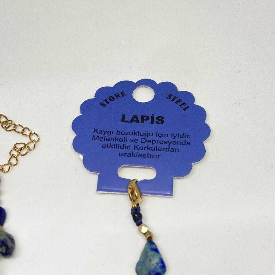 Lapis Doğal Taş Bileklik