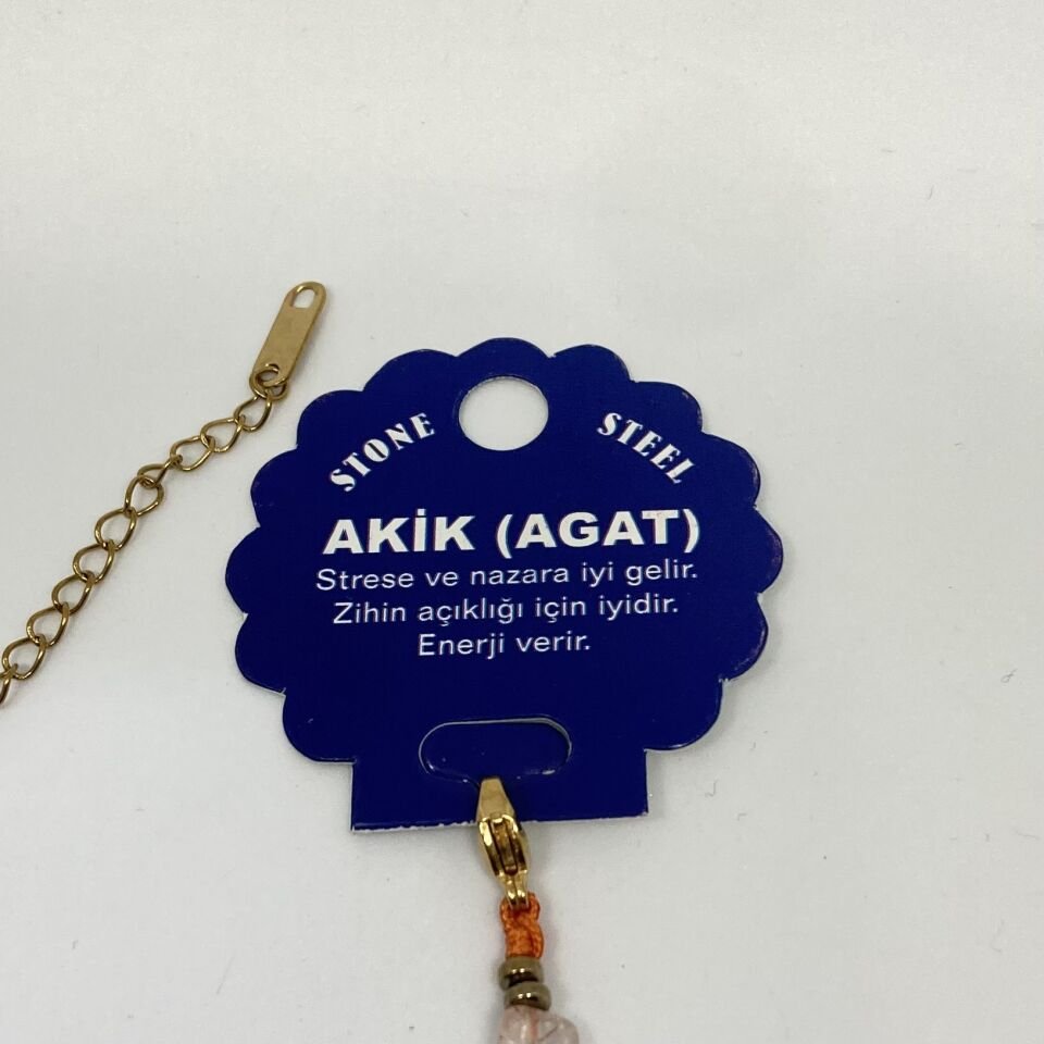 Akik Doğal  Taş Bileklik