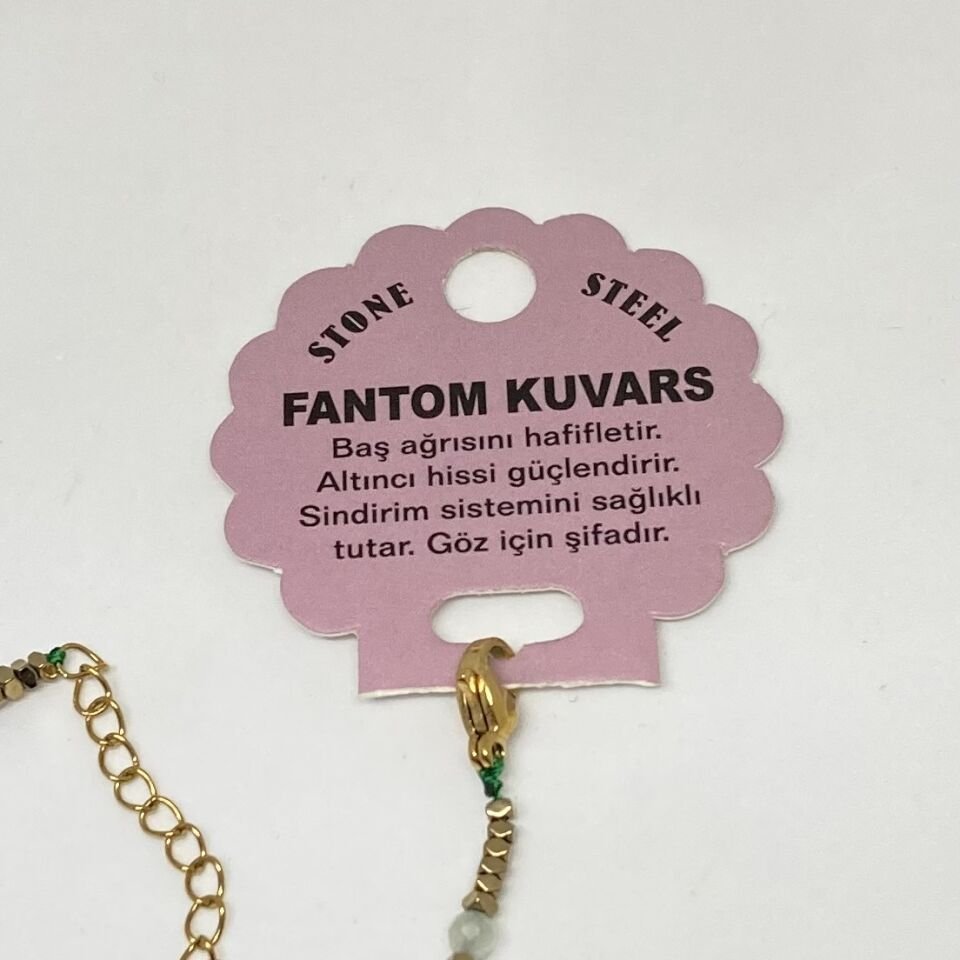 Fantom Kuvars Doğal Taş Bileklik