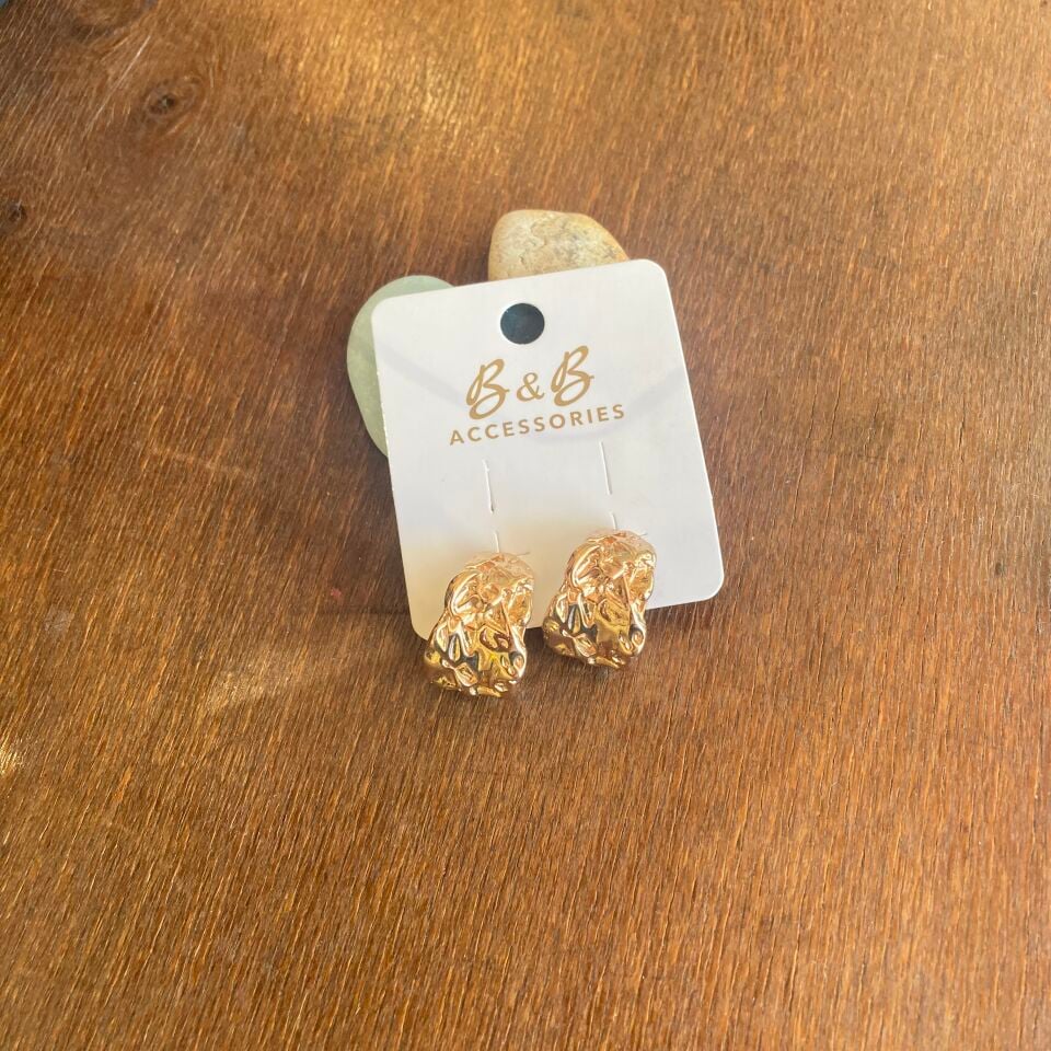 Vip 14K Altın Kaplama Tasarım Küpe(rose)